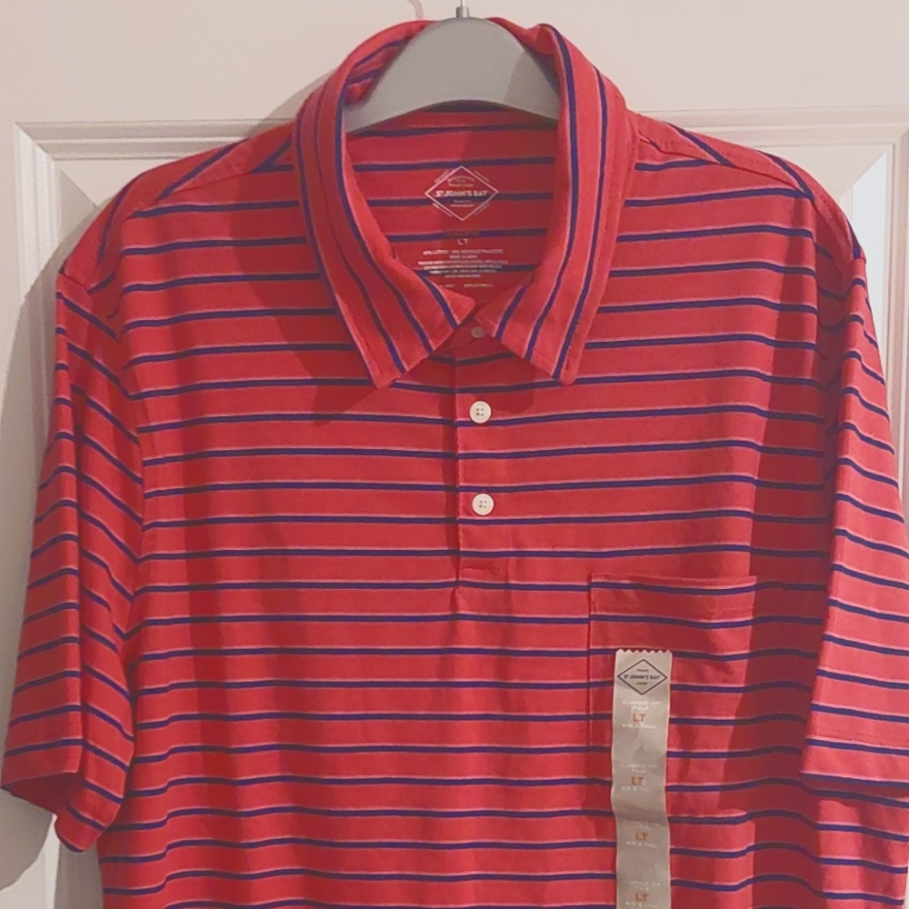 St.John's Bay Big & Tall Classic Fit Polo